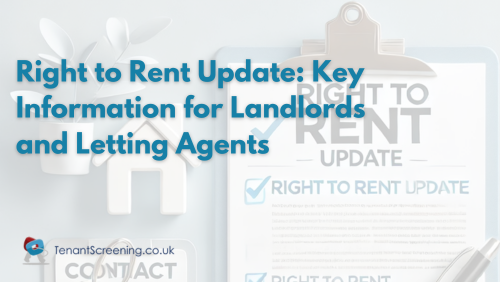 Right to Rent update